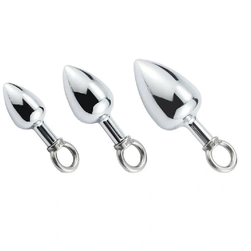 Anal DiscreetChoice with Stainless 4663 Ring Steel Hook Cock Set 1004